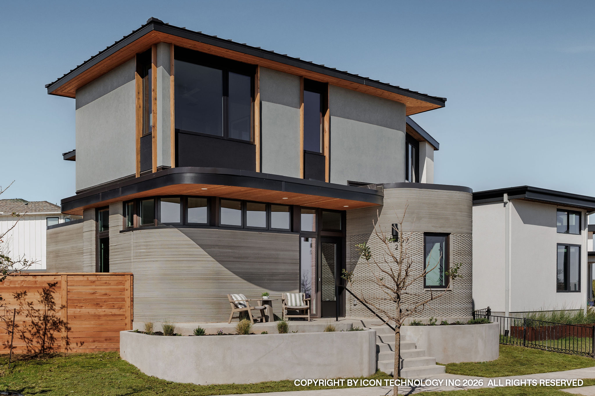 Mueller two-story exterior
